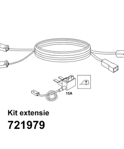 Kit extensie cabluri 12V pt Jeep Compass 721979